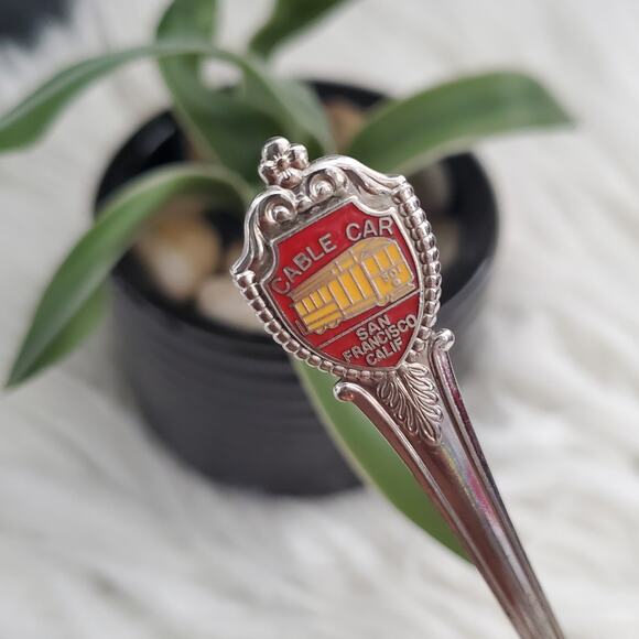San Francisco Cable Car Souvenir Spoon - Picture 3 of 6